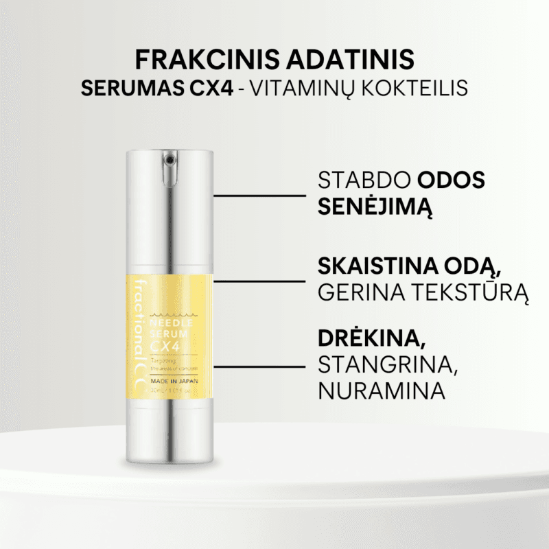 Frakcinis adatinis serumas CX4- Vitaminų kokteilis